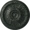 Ekena Millwork Stockport Ceiling Medallion (Fits Canopies up to 6 1/4"), 28"OD x 2 3/4"P, Painted Turtle Crackle CM28STPTC - alternate 1